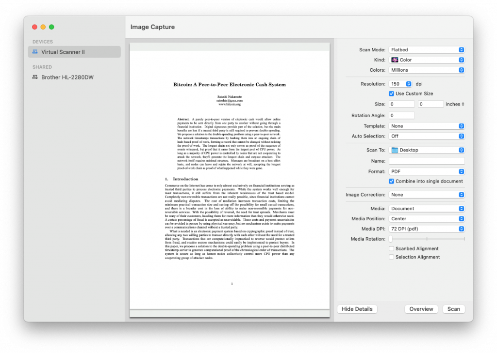 Белая книга биткойнов, по-видимому, скрывается в современной macOS от Apple