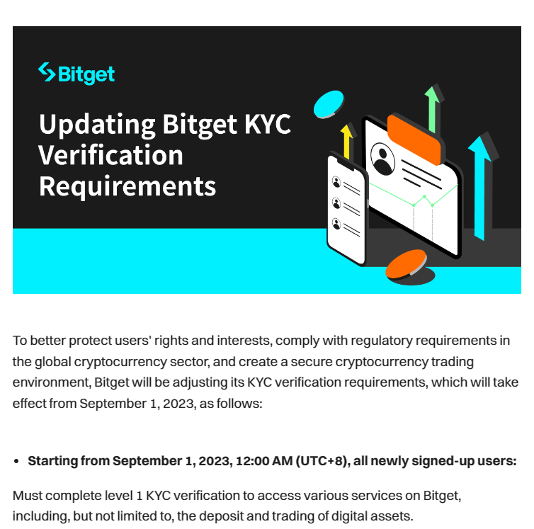 Bitget вводит обязательные требования KYC в соответствии с ужесточающимися глобальными правилами