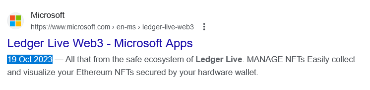 Поддельное приложение Ledger Live проникло в магазин приложений Microsoft, украдено 588 тысяч долларов