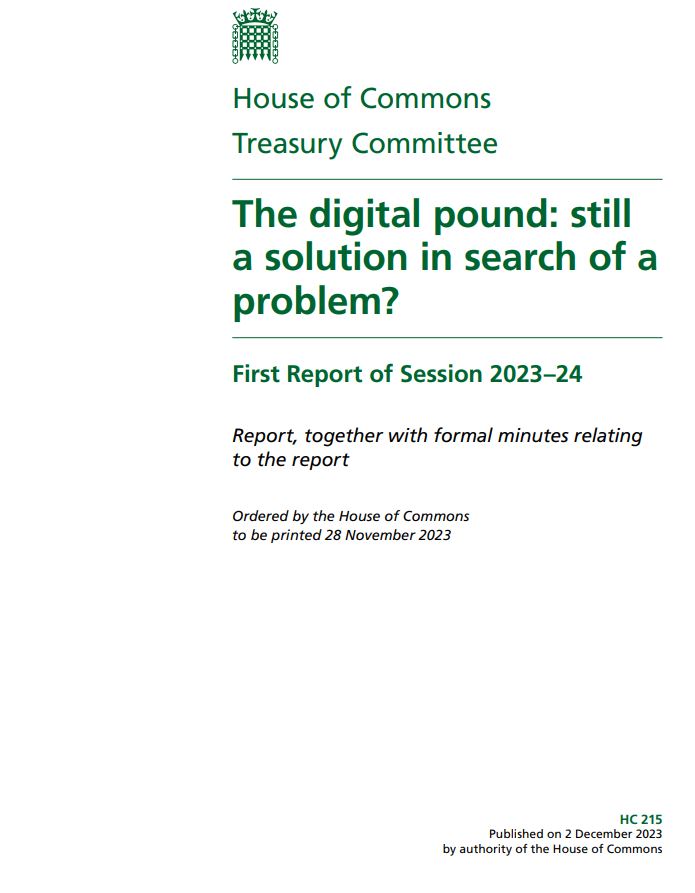 Законодатели Великобритании призывают к осторожности при внедрении цифрового фунта в розничной торговле