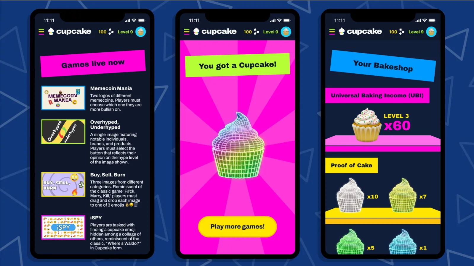 Играйте в социальные игры, зарабатывайте крипто-награды: запускается игровое приложение Solana «Cupcake»