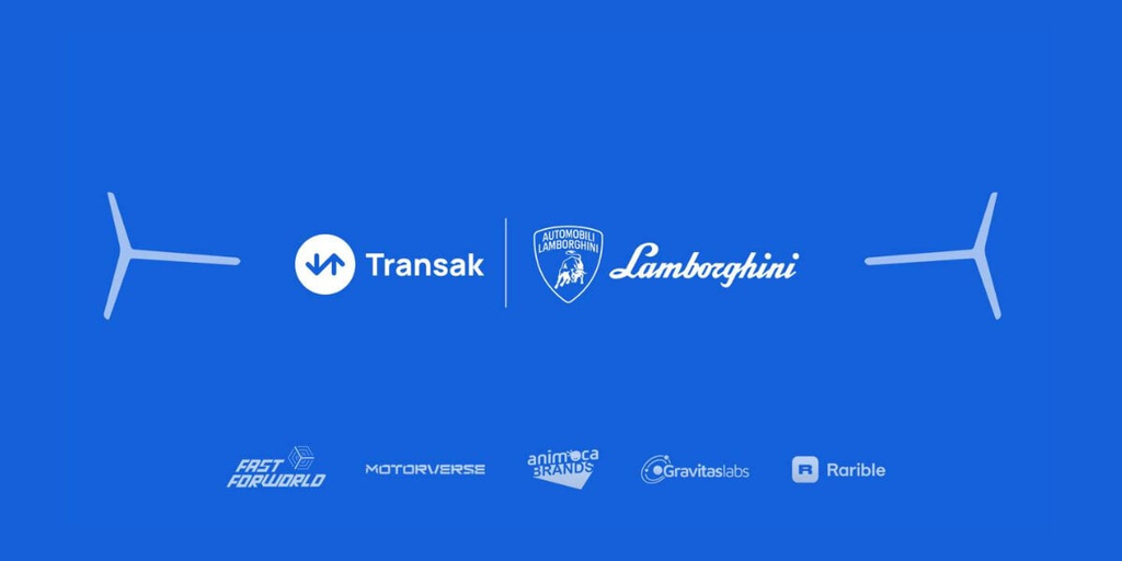 Transak упростит оплату NFT для Lamborghini